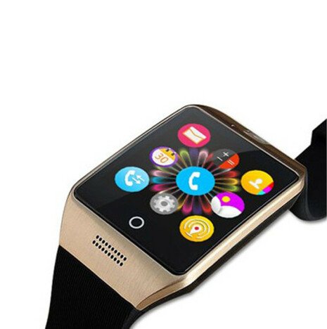 Smartwatch cu telefon iUni Q18, Camera, BT, 1.5 inch, Auriu